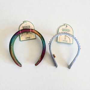 NWT scünci x Wicked Headband Bundle - Glinda & Elphaba Limited Edition